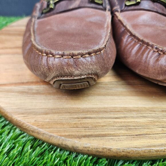 Cole Haan Somerset Link Horsebit Brown Leather Driving Mocs Loafers Mens 9 M main image 7